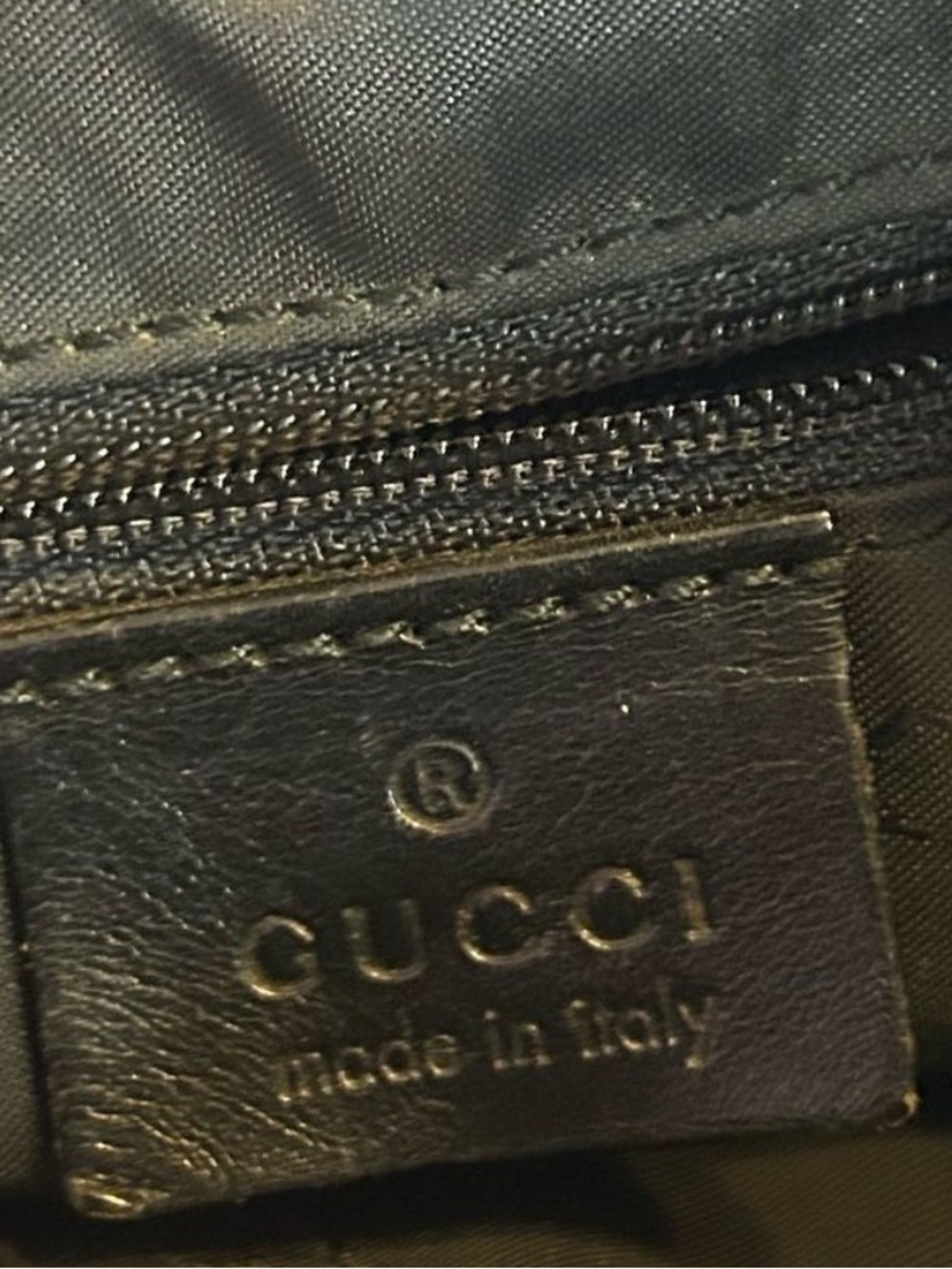 Gucci Diana Cloth & Leather Bamboo Black Women's Bag Excellent Condition - Picture 10 of 13